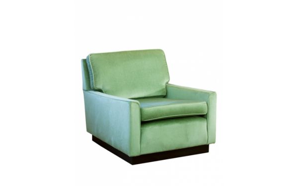 Midcentury Green Velvet Armchair by G Plan c.1968